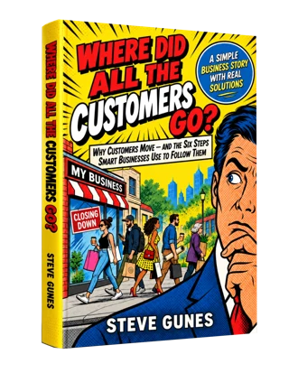 WHERE DID ALL THE CUSTOMERS GO? by Steve Gunes